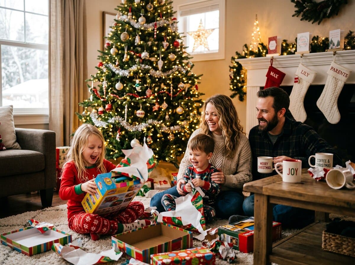 The Perfect Christmas Morning Song to Play While the Family Opens Gifts